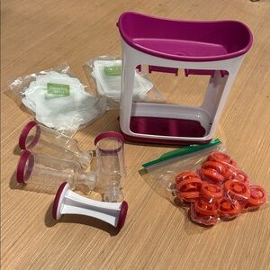 Infantino Squeeze Station Purple and White